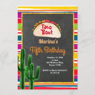 Taco 'Bout Een Baby Fiesta Verjaardagsuitnodiging Kaart