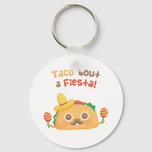 Taco 'Bout Een Feestje Schattige Voedsel Grappen S Sleutelhanger