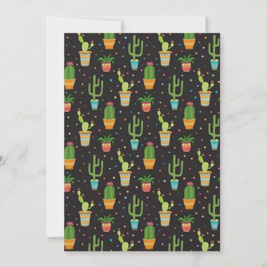 Taco Bout Five | Uitnodiging vijfde verjaardag (Achterkant)