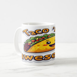 Taco 'Bout Geweldige - Fun Foodie Quote Design Koffiemok