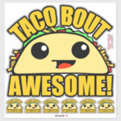 Taco Bout Geweldige Sticker (Vel)