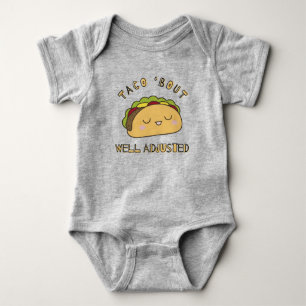 Taco 'bout goed aangepast, chiropractische baby, c romper