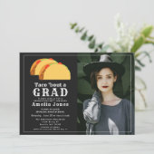 Taco Bout Graduation Party Photo Invitation (Debout devant)