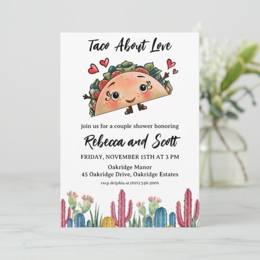 taco bout invitation à l'amour (Debout devant)