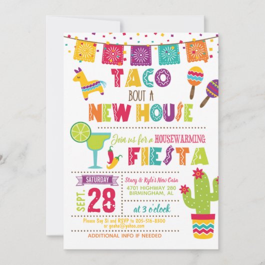 Taco Bout : Invitation au réchauffement de la mais (Devant)