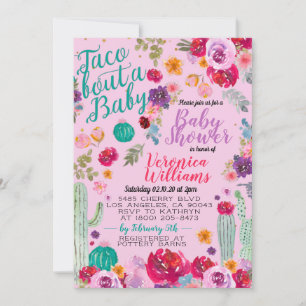Taco Bout Love Baby shower Invitation Kaart
