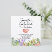 Taco Bout Love - Cartes d'invitation de mariage Fi (Debout devant)
