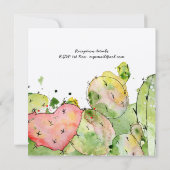 Taco Bout Love - Faire-part de mariage moderne et (Dos)