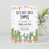Taco Bout Love Fiesta Couples Douche Invitation Ca (Debout devant)