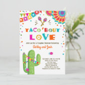 Taco Bout Love Fiesta Couples invitation douche (Debout devant)