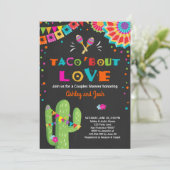 Taco Bout Love Fiesta Couples invitation douche (Debout devant)