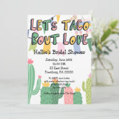 Taco Bout Love Fiesta Invitations Thématiques (Debout devant)