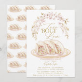 Taco Bout Love Floral Vrijgezellenfeest Fiesta Kaart (Voorkant / Achterkant)