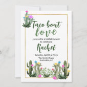 Taco Bout Love I Bridal Show Invitation (Devant)