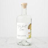 Taco bout Love Mexican Couples Shower Likeurfles Etiket (Voorkant)