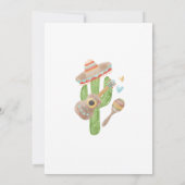 Taco 'Bout Love Mexican Fiesta Vrijgezellenfeest Kaart (Achterkant)