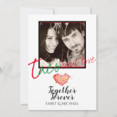 Taco Bout Love Photo Fiesta Faire-part de mariage (Devant)