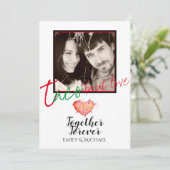 Taco Bout Love Photo Fiesta Faire-part de mariage (Debout devant)