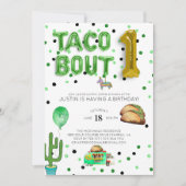 Taco Bout One | Invitation pour un premier anniver (Devant)