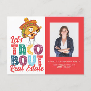 Taco Bout Real Estate Photo Marketing Briefkaart
