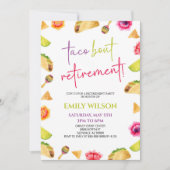 Taco Bout Retirement! Fiesta Retirement Party Kaart (Voorkant)