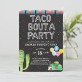 Taco Bout Un Parti | Invitation pour le premier an (Debout devant)