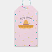 Taco "bout une étiquette de cadeau de fête (Dos)