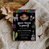 Taco Bout une fête Fête Anniversaire Invitation