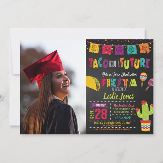 Taco Bout, une future invitation à un diplôme - Ph (Devant)