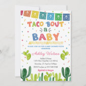Taco 'Bout une Invitation à une Baby Shower Fiesta (Devant)