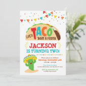 Taco Bout une invitation d'anniversaire (Debout devant)