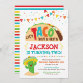 Taco Bout une invitation d'anniversaire (Devant / Derrière)