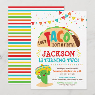 Taco Bout une invitation d'anniversaire