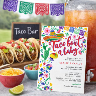 Taco 'Bout une invitation pour une baby shower Vib