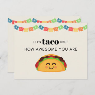 Taco Carte de remerciements