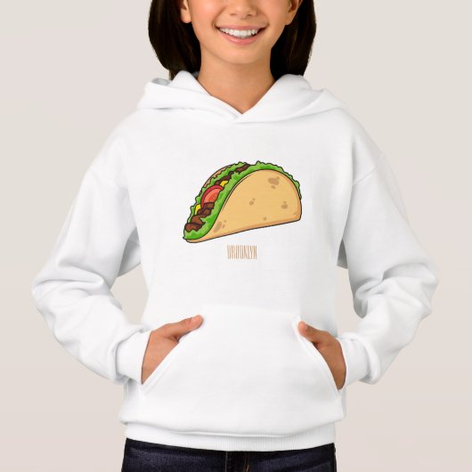 Taco-cartoon illustratie (Voorkant)