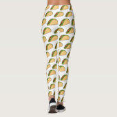Taco-cartoon illustratie leggings (Achterkant)