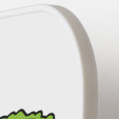 Taco-cartoon illustratie pickleball paddle (Links Detail)