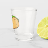 Taco-cartoon illustratie shot glas (Rechts)