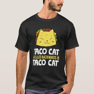 Taco Cat achterstevoren gespeld is Taco Cat Mexica T-shirt