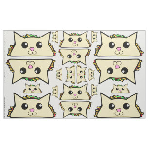 Taco Cat Cut and Sew Kit Stof