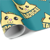 Taco Cat Pattern Cadeaupapier (Rol Hoek)