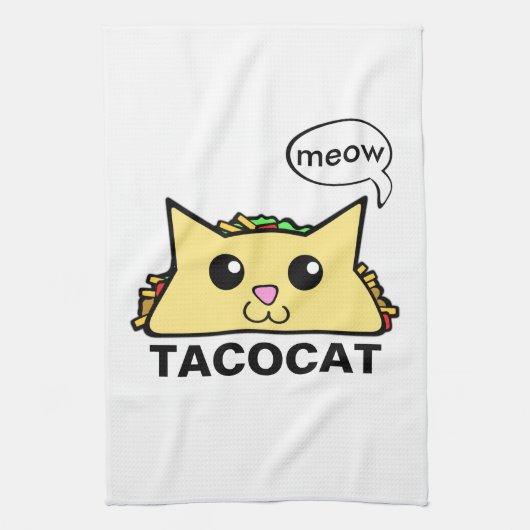 Taco Cat Theedoek (Verticaal)