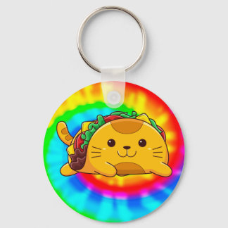 Taco Cat | Tie Dye Sleutelhanger