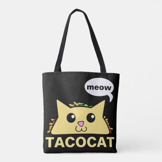 Taco Cat Tote Bag (Achterkant)
