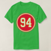Taco Charlton Nummer 94 Jersey Kansas City Chiefs T-shirt (Design voorkant)