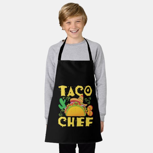Taco Chef Mexican Food Cook Schort (Gedragen)