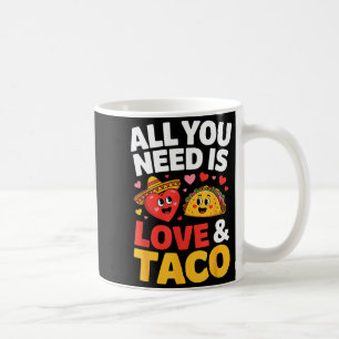 Taco cinco de mayo lief hart sombrero eten koffiemok
