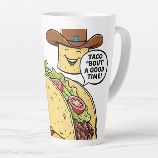 Taco Cowboy Fun Mug (Angle droit)