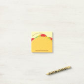 Taco Cute Kinder Post-it® Notes (Op bureau)
